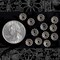 Antiqued Silver Plated Brass Mini Ridged 6mm Bead Caps - Set of Twelve - S-BC11